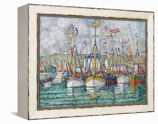 Blessing of the Tuna Fleet at Groix, 1923-Paul Signac-Framed Premier Image Canvas