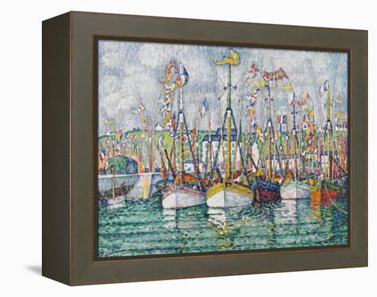 Blessing of the Tuna Fleet at Groix, 1923-Paul Signac-Framed Premier Image Canvas