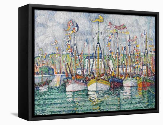 Blessing of the Tuna Fleet at Groix, 1923-Paul Signac-Framed Premier Image Canvas