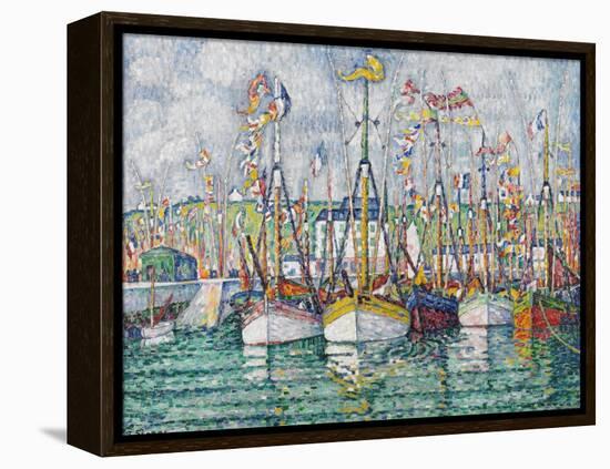 Blessing of the Tuna Fleet at Groix, 1923-Paul Signac-Framed Premier Image Canvas