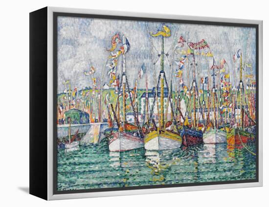 Blessing of the Tuna Fleet at Groix, 1923-Paul Signac-Framed Premier Image Canvas