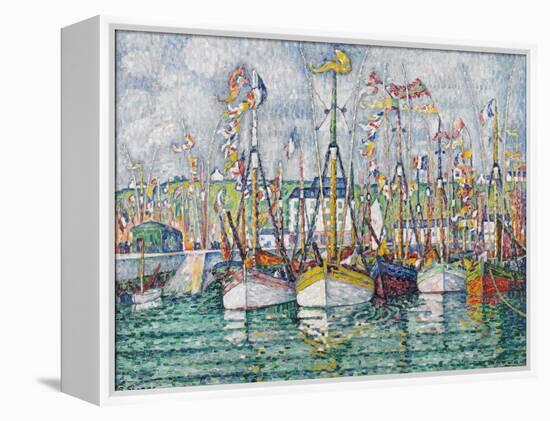 Blessing of the Tuna Fleet at Groix, 1923-Paul Signac-Framed Premier Image Canvas