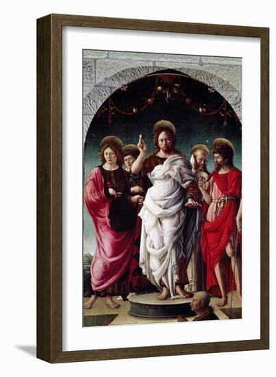 Blessing Redentor-Girolamo da Cremona-Framed Giclee Print