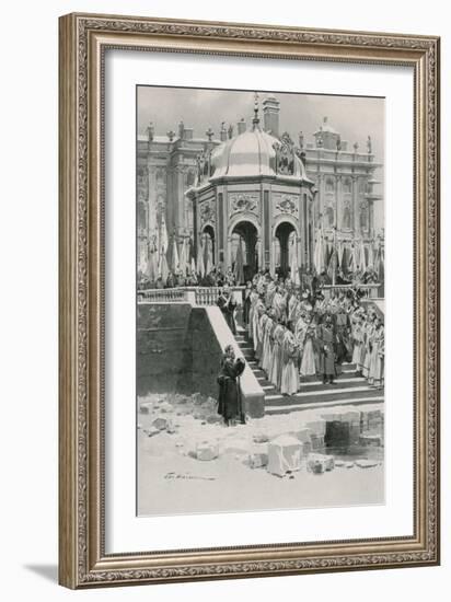 Blessing the Neva-Frederic De Haenen-Framed Giclee Print