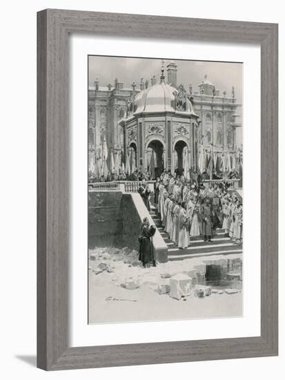 Blessing the Neva-Frederic De Haenen-Framed Giclee Print
