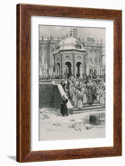 Blessing the Neva-Frederic De Haenen-Framed Giclee Print