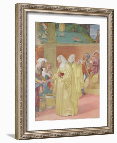 Blessings of St. Brigida, 1524-Lorenzo Lotto-Framed Giclee Print