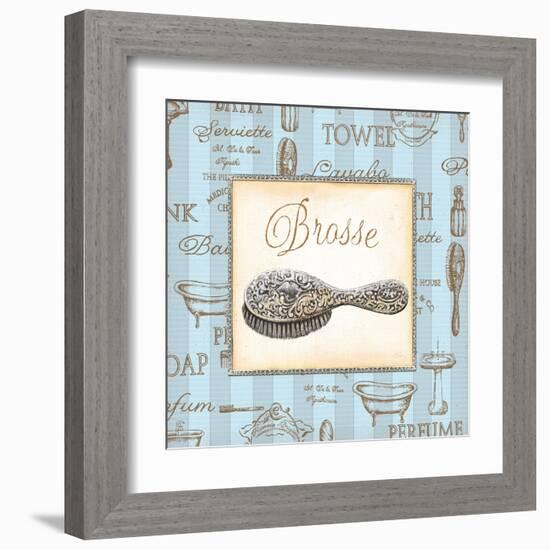 Bleu Beaute Feminine II-Charlene Audrey-Framed Art Print