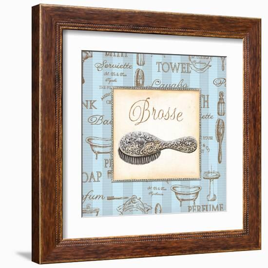 Bleu Beaute Feminine II-Charlene Audrey-Framed Art Print