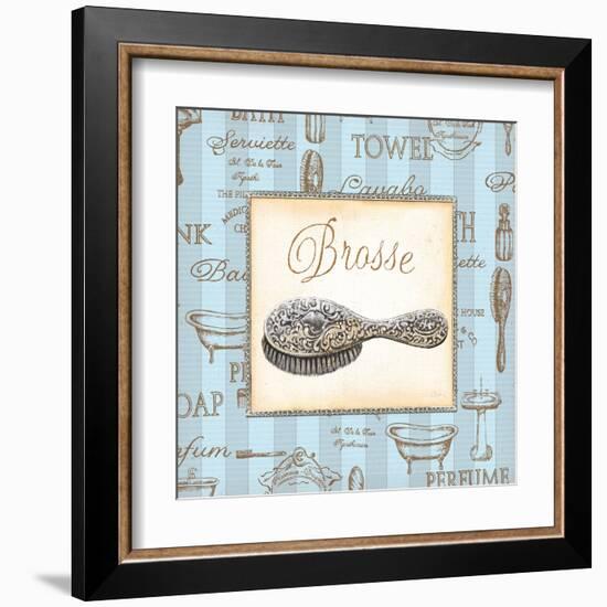 Bleu Beaute Feminine II-Charlene Audrey-Framed Art Print