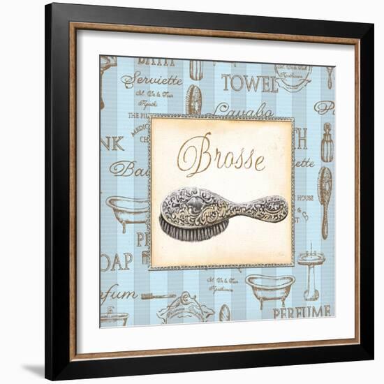 Bleu Beaute Feminine II-Charlene Audrey-Framed Art Print