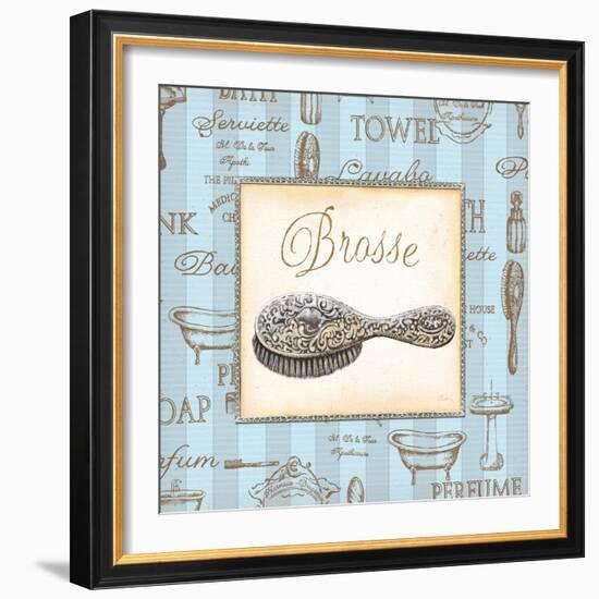 Bleu Beaute Feminine II-Charlene Audrey-Framed Art Print