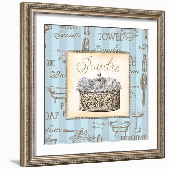 Bleu Beaute Feminine IV-Charlene Audrey-Framed Art Print