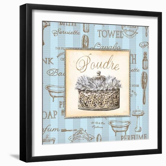 Bleu Beaute Feminine IV-Charlene Audrey-Framed Art Print