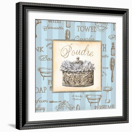 Bleu Beaute Feminine IV-Charlene Audrey-Framed Art Print