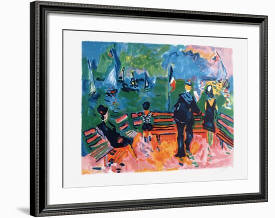 Bleu blanc rouge-Jean-claude Picot-Framed Limited Edition