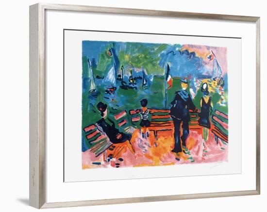 Bleu blanc rouge-Jean-claude Picot-Framed Limited Edition