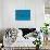 Bleu II-Joan Miro-Art Print displayed on a wall
