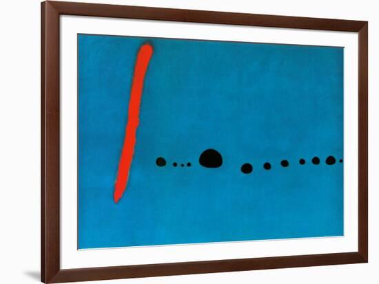 Bleu II-Joan Miro-Framed Art Print