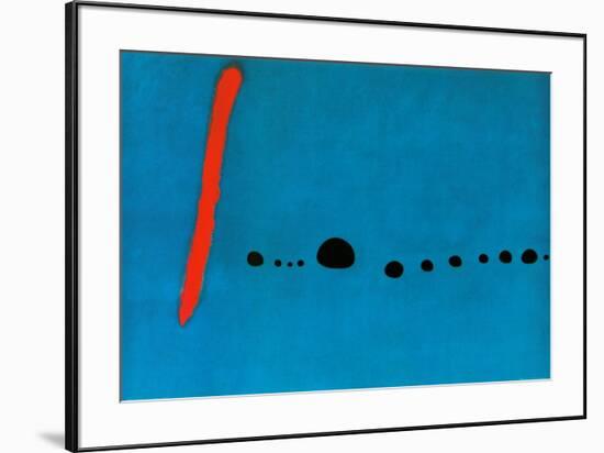 Bleu II-Joan Miro-Framed Art Print