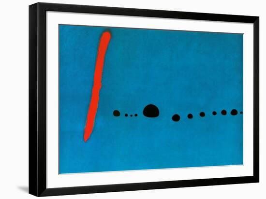 Bleu II-Joan Miro-Framed Art Print