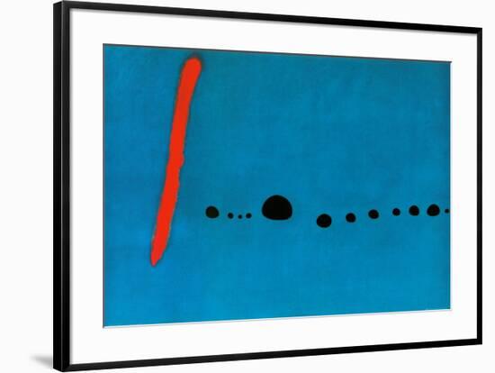 Bleu II-Joan Miro-Framed Art Print