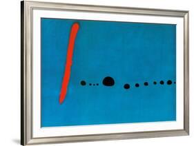 Bleu II-Joan Miro-Framed Art Print