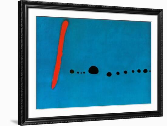 Bleu II-Joan Miro-Framed Art Print