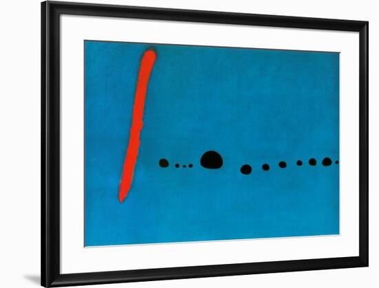 Bleu II-Joan Miro-Framed Art Print