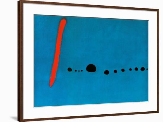 Bleu II-Joan Miro-Framed Art Print