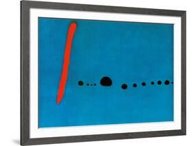 Bleu II-Joan Miro-Framed Art Print