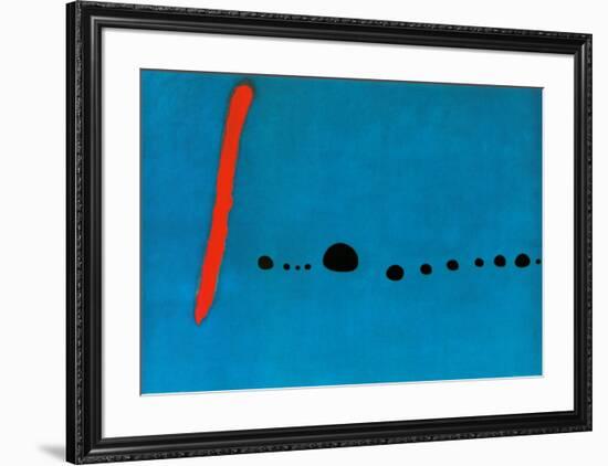 Bleu II-Joan Miro-Framed Art Print