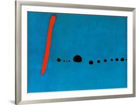 Bleu II-Joan Miro-Framed Art Print