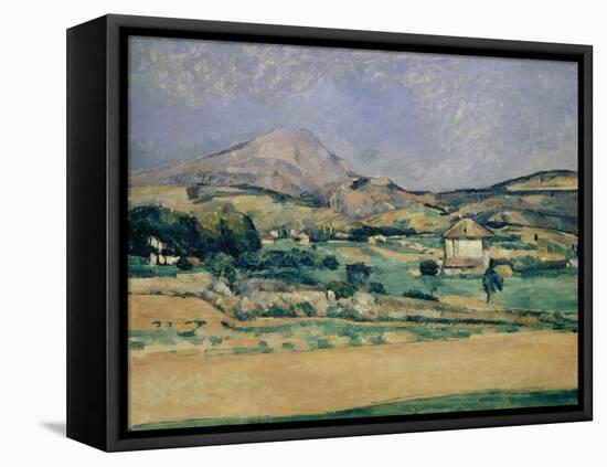 Blick Zum Mount Saint-Victoire, 1882/85-Paul Cézanne-Framed Premier Image Canvas