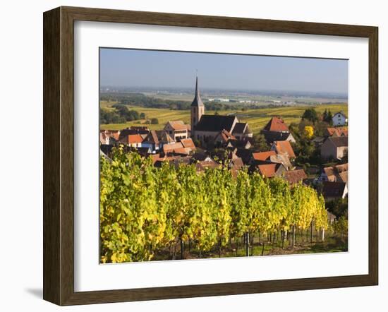 Blienschwiller, Alsatian Wine Route, Alsace Region, Bas-Rhin, France-Walter Bibikow-Framed Photographic Print