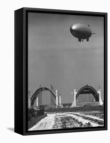 Blimp Hangar-Andreas Feininger-Framed Premier Image Canvas