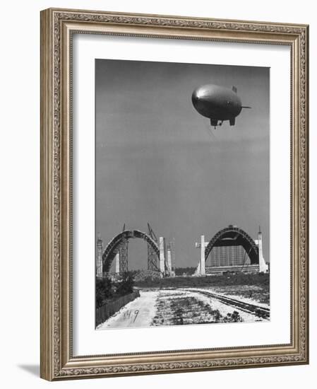 Blimp Hangar-Andreas Feininger-Framed Photographic Print