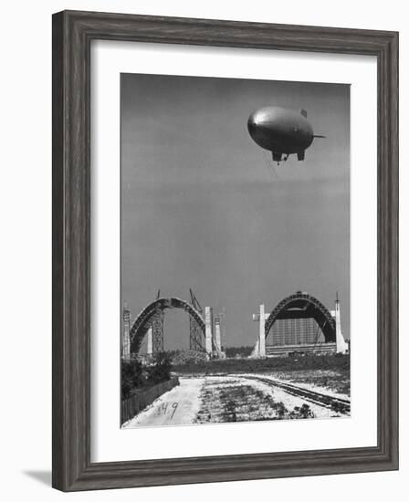 Blimp Hangar-Andreas Feininger-Framed Photographic Print