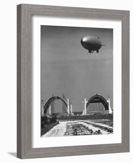 Blimp Hangar-Andreas Feininger-Framed Photographic Print