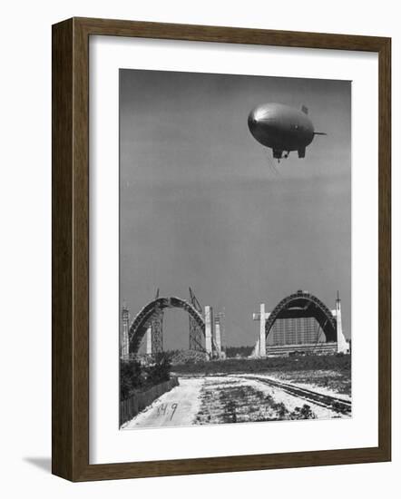 Blimp Hangar-Andreas Feininger-Framed Photographic Print