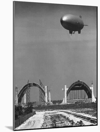 Blimp Hangar-Andreas Feininger-Mounted Photographic Print