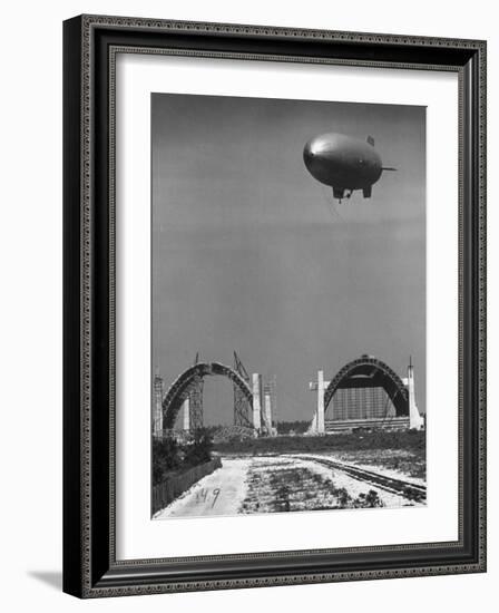 Blimp Hangar-Andreas Feininger-Framed Photographic Print