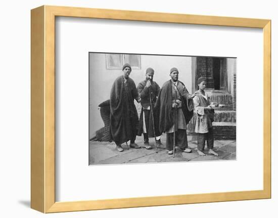 Blind beggars of Tehran, Persia, 1902-Unknown-Framed Photographic Print