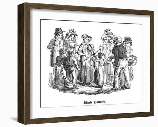 Blind Hannah Brentford, 1827-null-Framed Art Print