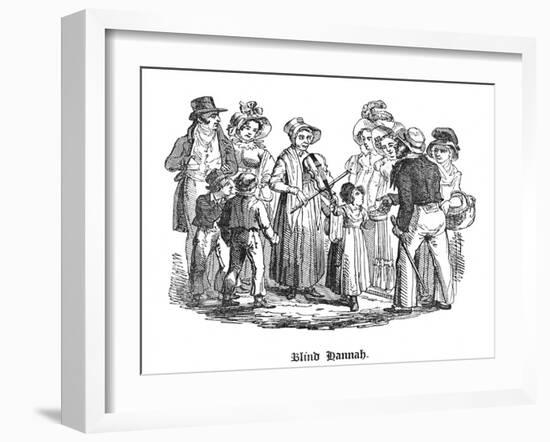 Blind Hannah Brentford, 1827-null-Framed Art Print