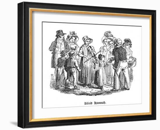 Blind Hannah Brentford, 1827-null-Framed Art Print