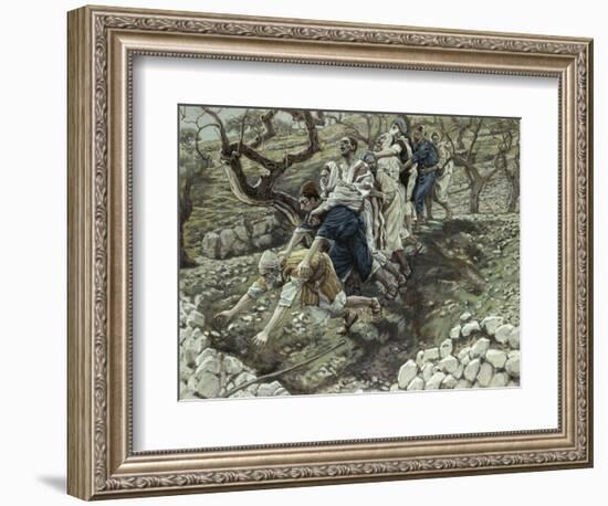 Blind Leading the Blind-James Tissot-Framed Giclee Print