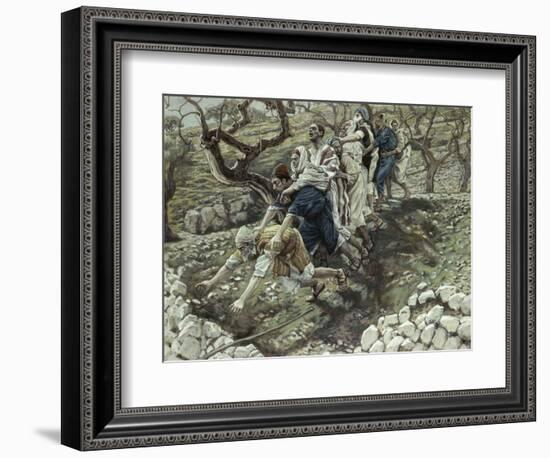 Blind Leading the Blind-James Tissot-Framed Giclee Print