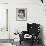 Blind Man Reading Book in Braille-null-Framed Photo displayed on a wall