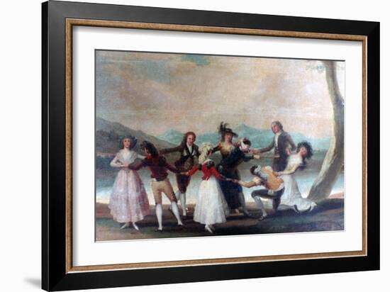 Blind Man's Buff, 1788-1789-Francisco de Goya-Framed Giclee Print